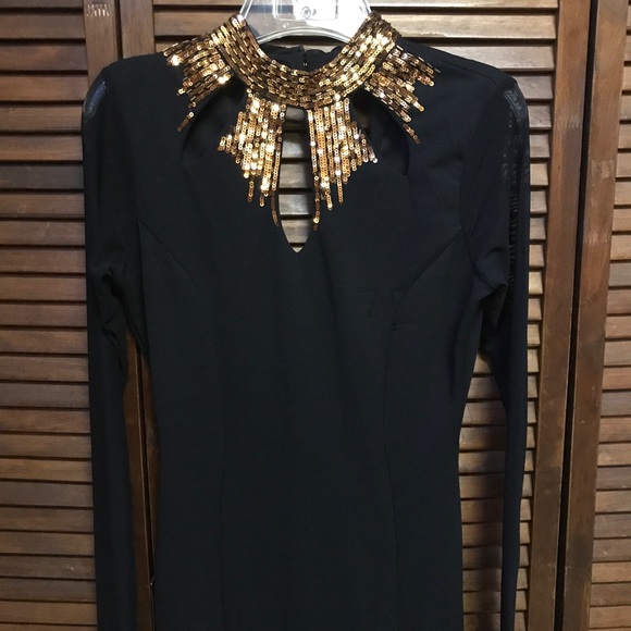 Dresses & Skirts - Black and Gold formal gown!